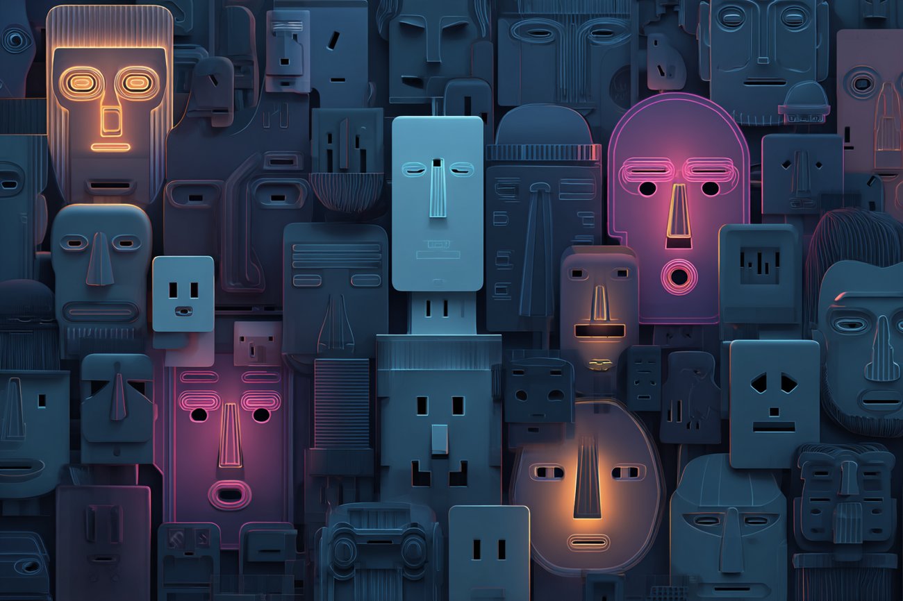 Identità, emozioni e psiche — illustrazione